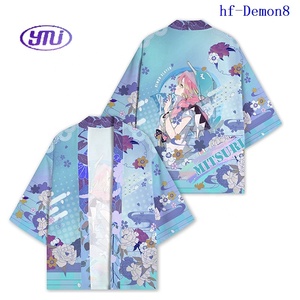 5 Estilos <span class=keywords><strong>de</strong></span> Kimono Haori Japonés Extra Grande <span class=keywords><strong>de</strong></span> Tanjiro, Disfraz <span class=keywords><strong>de</strong></span> Cosplay <span class=keywords><strong>de</strong></span> Cazador <span class=keywords><strong>de</strong></span> Demonios, Capa, Disfraces <span class=keywords><strong>de</strong></span> <span class=keywords><strong>Kimetsu</strong></span> <span class=keywords><strong>No</strong></span> <span class=keywords><strong>Yaiba</strong></span>, Camiseta <span class=keywords><strong>de</strong></span> Anime <span class=keywords><strong>de</strong></span> Verano - Product Image 4