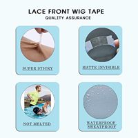 Ruban adhésif double face imperméable pour perruques, maintien puissant pour toupets et extensions capillaires