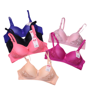 Sujetador push-up sin aros para mujer, diseño de espalda sólida, talla grande, copa 3/4, espalda en U, previene la flacidez de los senos, transpirable, para madres de mediana edad - Product Image 2