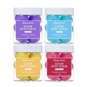 Vente en gros Soins <span class=keywords><strong>de</strong></span> la <span class=keywords><strong>peau</strong></span> bio SPA Exfoliant Hydratant Gommage au sucre Marque privée Gommage corporel aux bonbons - Product Image 3