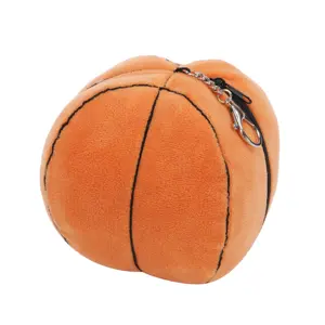 Basketball porte-clés en peluche joli porte-clés en peluche