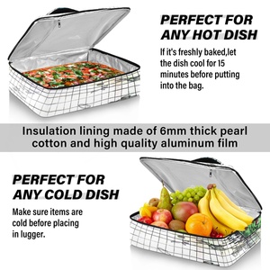 Bolsa Térmica Aislante de Aluminio con Diseño Personalizado para Niños, para Transportar Pizza, Cazuelas y Otros Alimentos, Ideal para Viajes y Picnics - Product Image 6