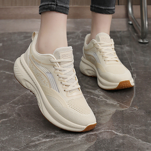 Chaussures de sport décontractées tendance pour femmes, respirantes, en maille tricotée, à lacets, pour l'été, le printemps et l'automne - Fabriquées en Chine - Product Image 6