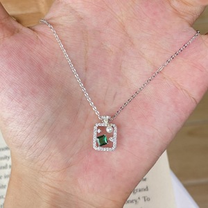 S925 Solid Silver Elegant Mandala Lace Full Diamond <b>Pendant</b> Clavicle Chain with <b>Large</b> Australian White Pearl Luxury <b>Necklaces</b> - Product Image 4