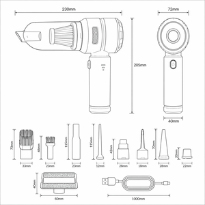 เครื่องดูดฝุ่นใน<span class=keywords><strong>รถยนต์</strong></span>ไร้สายแรงดูดสูงจากโรงงานโดยตรง ใช้บริการออกแบบ OEM/ODM ของจีน - Product Image 4