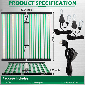 1000W High PPE Uniform PPFD Grow <b>Light</b> Separate UV IR Timing 5-Year Warranty Full Spectrum Commercial Greenhouse - Product Image 3