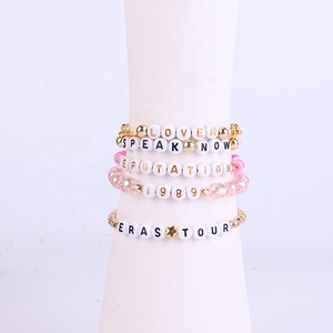 PAFU Pink Taylor Pulseras de la Amistad Lover Eras <span class=keywords><strong>Tour</strong></span> 1989 Reputación Fearless - Product Image 6