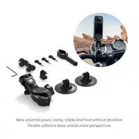 Support de fixation pour moto Insta360, pince de guidon Super Moto pour casque, compatible Insta 360 X4 X3 ONE X2 Ace Pro 2, accessoires d'origine