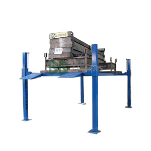 Pengangkat mobil empat tiang baru 4000 kg peralatan parkir mobil tabung persegi stabilitas lebih baik penggerak silinder 4000 kg pengangkat - Product Image 4