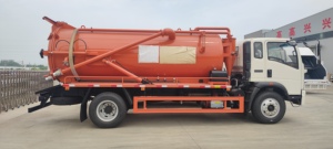 Camion d'aspiration des eaux usées HOWO HINO 1SUZU <span class=keywords><strong>Jurop</strong></span> PN155 avec <span class=keywords><strong>pompe</strong></span> à <span class=keywords><strong>vide</strong></span> de 8000 litres, 8m3, 4X2, camion de nettoyage - Product Image 5