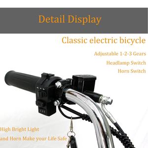 Дисковый тормоз Disiyuan 18 дюймов алюминиевый электрический велосипед 48 В 15А 20 литиевая батарея мопед Электрический велосипед для доставки электровелосипед курьер - Product Image 3