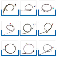 Cabezal de plástico de canal caliente de alta precisión, sensor de sonda de temperatura de molde de inyección de termopar tipo K J E T