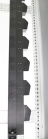 Armoire réseau sur pied 800x1200 avec rack en acier laminé à froid SPCC pour l'hébergement de serveurs GPU haute densité