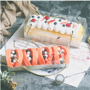 Scatola Trasparente in PET per <span class=keywords><strong>Torte</strong></span> di Compleanno con Vassoio Rimovibile, Antipolvere, Grado Alimentare, Design Trasparente Personalizzabile per Regali e Artigianato - Product Image 2