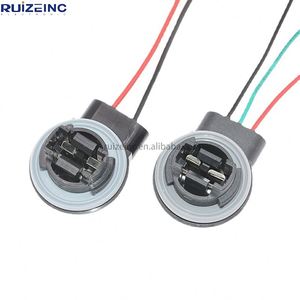 Support de lampe d'arrêt 3157 double prise de fil support de lampe de voiture 3157 connecteur prise de courant série 3156 - Product Image 3