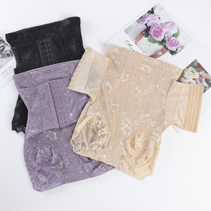 Culottes en <span class=keywords><strong>nylon</strong></span> ODM à lacets abdominaux, fines pour l'été, ventre plat, taille forte, post-partum, modelage du corps, lifting des hanches, ajustables pour femmes - Product Image 4
