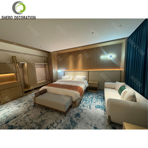 Muebles de Hotel Modernos de 5 Estrellas, Cama King Size de <span class=keywords><strong>Terciopelo</strong></span> Suave, Muebles para Dormitorio, Decoración para el Hogar y la Sala de Estar - Product Image 2