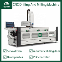 OUWO Nouvelle Conception Certifiée CE Machine de Perçage et de Fraisage CNC à Tête Unique pour Profilés en Aluminium de 3000 mm pour l'Industrie des Portes et des Fenêtres