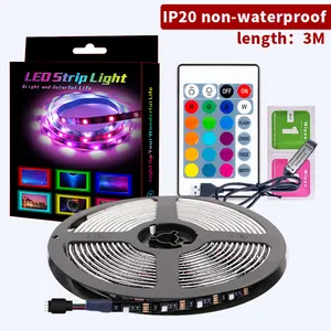 Lampu LED Strip untuk TV USB 5V TV Lighting TV LED Lampu Latar Strip dengan APP Kontrol Sync Musik TV Pencahayaan