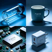 Machine de marquage laser UV industrielle de bureau à refroidissement par eau pour le codage de verre et de circuits imprimés à fort contraste