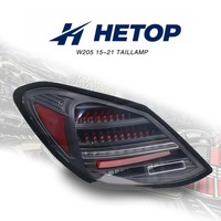 Feux arrière HETOP SONAR W205 2015-2021 Classe C, mise à niveau avec feux de positionnement dynamiques, feux arrière LED complets modifiés pour Benz