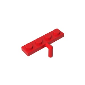 30043 Placa compatible 1x4 de una sola cara con mango curvado hacia abajo, accesorio de bloques de construcción para juguetes educativos infantiles - Product Image 3