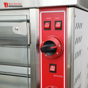 Rôtissoire à <span class=keywords><strong>poulet</strong></span> professionnelle de haute qualité en acier inoxydable électrique à 3/6/9 étages pour restaurant, utilisation en extérieur - Product Image 4