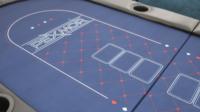 Table de poker Texas pliable ovale pour 8 joueurs, sur mesure en gros, table de jeu professionnelle pour événements de Blackjack et de Mahjong
