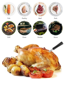 Termómetro Digital Inteligente de Acero Inoxidable con Bluetooth para Carne, para Barbacoa, Horno, Parrilla, Ahumador, Estufa y Asador - Product Image 5