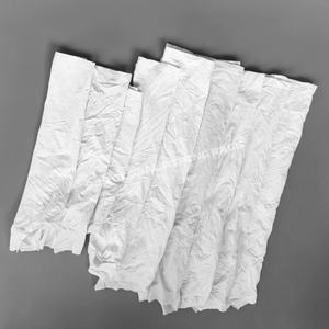 Trapos de Algodón 100% de Grado Industrial, Blancos, Lavables a Máquina, Reutilizables para Soluciones de Limpieza Económicas - Product Image 1