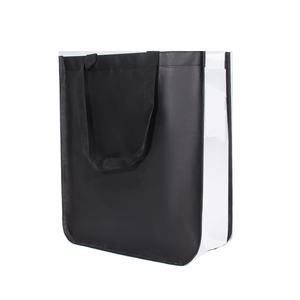 Sac en forme de U en gros sac réutilisable écologique lulu menon pp non-tissé OEM cadeau personnalisé sac à provisions promotionnel non tissé - Product Image 1