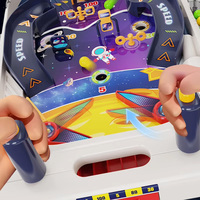 Jeu de flipper éducatif lumineux et sonore pour enfants 2026, machine de tir spatiale, jeu de société avec pointage, jouet de flipper à succès