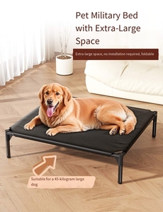 Lit d'intérieur pour <span class=keywords><strong>chien</strong></span> toutes saisons, surélevé, respirant, anti-humidité, pour chiens de grande et petite taille, <span class=keywords><strong>tapis</strong></span> de couchage en tissu maillé, <span class=keywords><strong>pas</strong></span> <span class=keywords><strong>cher</strong></span> - Product Image 6