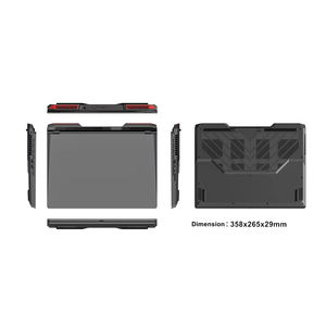 Ordinateur portable de jeu de 12e génération Intel I7 12650H NV-IDIA RTX 3060 6 Go Ordinateur portable en métal 16 pouces Clavier rétroéclairé avec lecteur d'empreintes digitales WiFi6 - Product Image 6