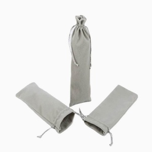 Specialized Velvet Jewelry <b>Storage</b> Bags with Reusable Cloth Pouches Screen Printing Custom Logo - Product Image 5
