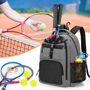 Bolsa de Tenis, Mochila de Tenis Unisex, Deportiva y Portátil, con Capacidad para 2 Raquetas, Compartimento Separado para Zapatos, Ligera y Resistente - Product Image 6
