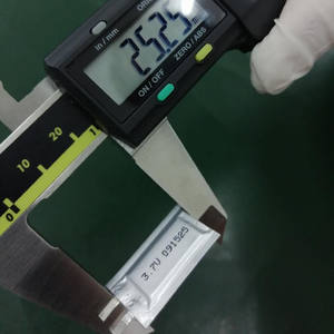Drop shipping ultra thin batteries cell 091525 ultra thin 3,7 V 13mAh 25mAh lithium-ion polymer battery for GPs - Product Image 4