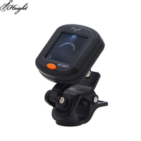 Portable Plastic Instrument Tuner for Guitar & Bass-Built-In Rechargeable Battery OEM Accepted Factory Direct Sale