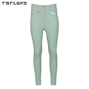 Pantalones de Equitación Ajustados y Transpirables para Mujer, Lavado Medio, Pantalones de Montar a Caballo, Jodhpurs - Product Image 3
