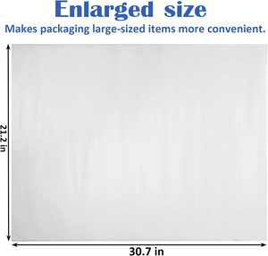 Fogli di Carta Bianca Rivestita per Riempimento Scatole da Trasloco e Protezione di Oggetti Fragili, Materiali Riciclati - Product Image 2