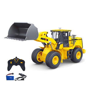 LEHOO <span class=keywords><strong>Huina</strong></span> 1552 11CH RC <span class=keywords><strong>Bulldozer</strong></span> 1/16 Alloy Construction Vehicle 2.4ghz Remote Control Truck Toys - Product Image 1