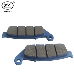 Plaquettes de frein avant haute performance pour moto Yongli, sans amiante, organiques, certifiées ISO9001, F005 9000-20000KM <span class=keywords><strong>CM</strong></span> <span class=keywords><strong>125</strong></span> VT 600 - Product Image 2
