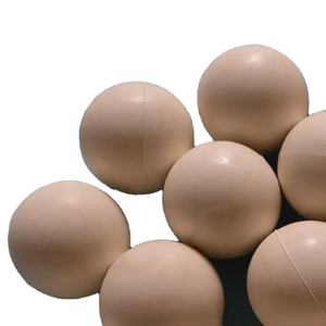 Pantalla vibratoria de alta frecuencia de caucho de silicona sólida Natural suave de 20mm personalizada Procesamiento de moldeo de bolas elásticas disponible - Product Image 1