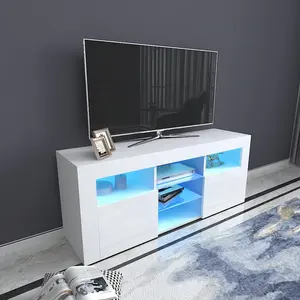 Modern lüks parlak çok ucuz TV standları oturma odası mobilya TV kabine