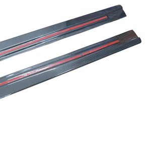 Falda lateral de fibra de carbono estilo KB <span class=keywords><strong>A6</strong></span> C8 <span class=keywords><strong>Allroad</strong></span> para Audi <span class=keywords><strong>A6</strong></span> <span class=keywords><strong>Allroad</strong></span> 2019-2022 - Product Image 5