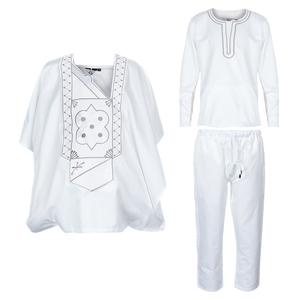 <span class=keywords><strong>Vêtements</strong></span> traditionnels africains H & D 2025 pour enfants, robe, chemise, pantalon, ensemble de 3 pièces pour enfant, <span class=keywords><strong>vêtements</strong></span> élégants - Product Image 4
