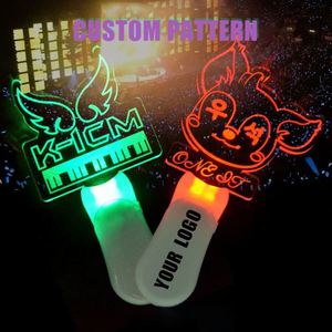 ไฟ LED อะคริลิคขายดี ไฟปาร์ตี้แบบพกพาพร้อมรีโมทคอนโทรล อุปกรณ์จัดปาร์ตี้ ไฟลายโลโก้ปรับแต่งได้ - Product Image 1