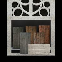 Panneaux de revêtement mural extérieur en PU de qualité supérieure, prix d'usine, OEM, grande dalle, imperméable, ignifuge, polyuréthane, bardage artificiel, hôtel