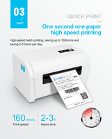 Printer Label Pengiriman 203dpi Pos 9200 L BL USB Desktop Direct Thermal 4*6 Inch Impresora De Etiquetas Tersedia