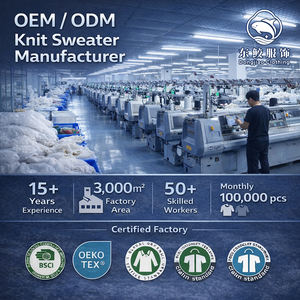 Pull sans manches tricoté pour <span class=keywords><strong>homme</strong></span> OEM/ODM, col retroussé, <span class=keywords><strong>en</strong></span> nylon/coton, anti-accroc, respirant et tendance - Product Image 2